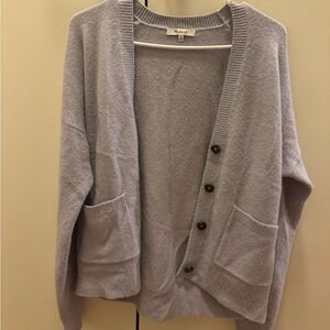 Madewell lavender cardigan